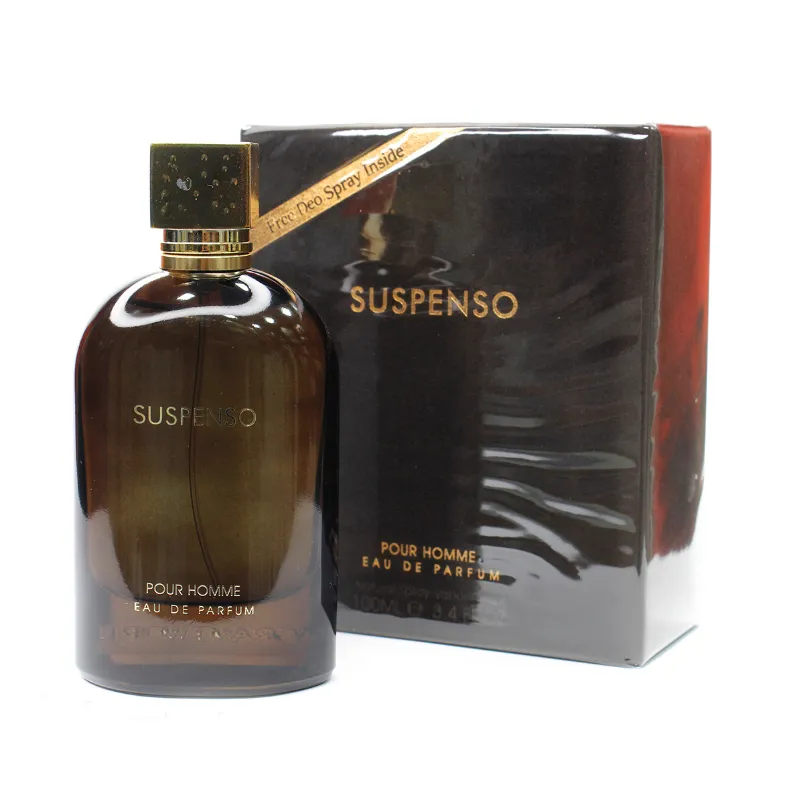 عطر ادکلن مردانه فراگرنس ورد مدل سوسپنسو Suspenso + اسپری رایگان حجم 100 میل