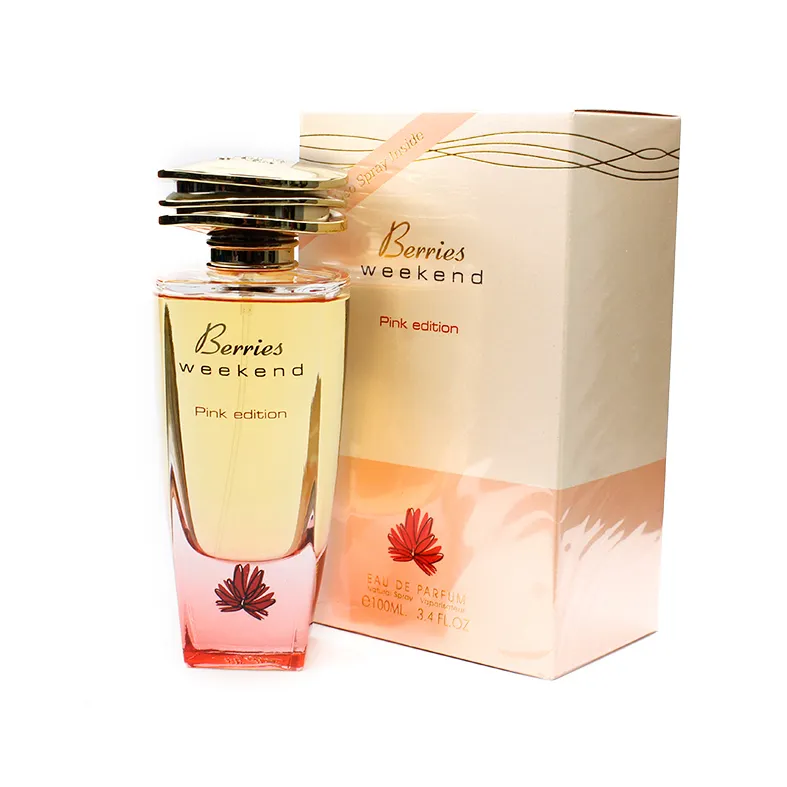 عطر ادکلن باربری ویکند زنانه فراگرنس ورد Berries Weekend Pink Edition حجم100میل