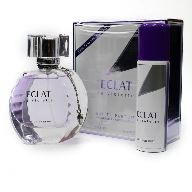 عطر ادکلن زنانه فراگرنس ورد مدل ECLAT La Violette +اسپری حجم 100میل
