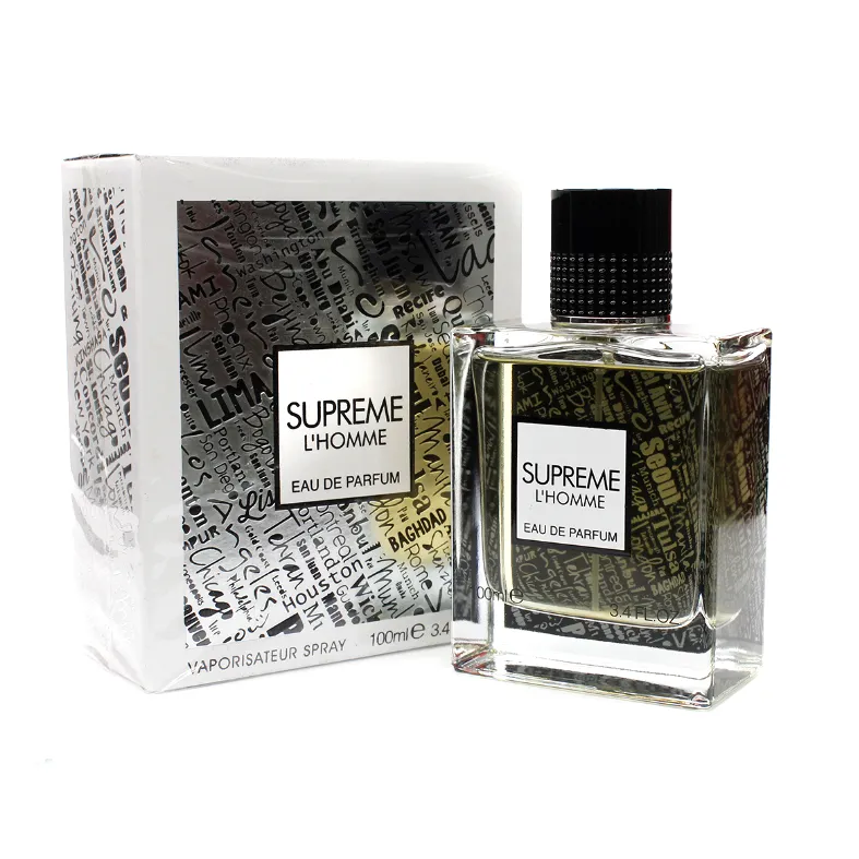 عطر ادکلن فراگرنس ورد سوپریم لهوم SUPREME L’Homme حجم 100 میل