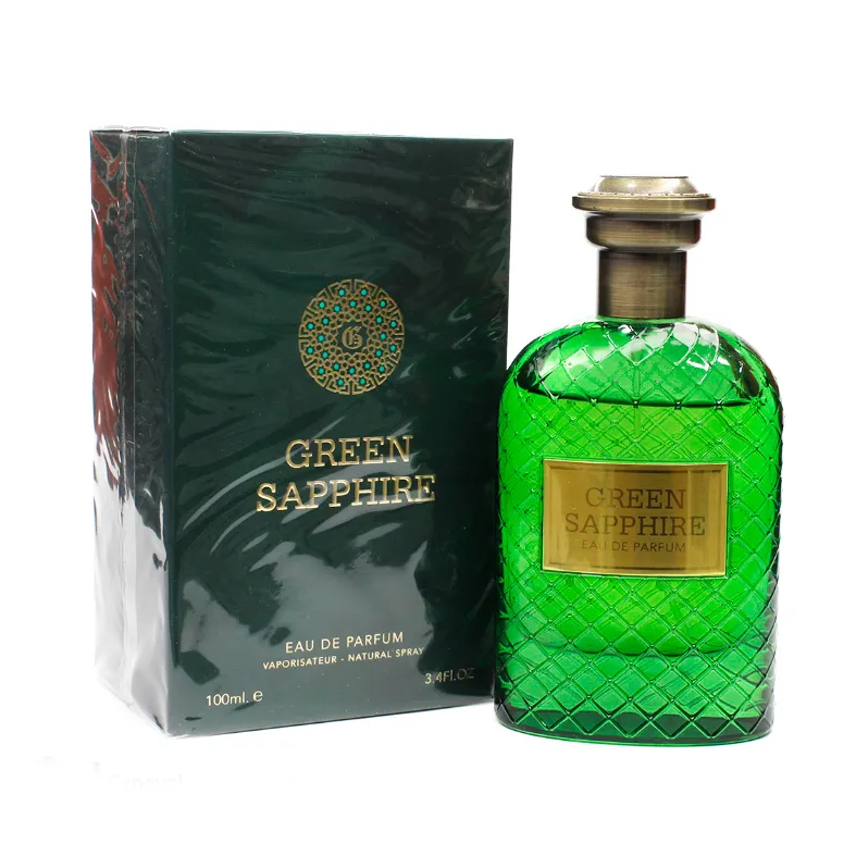 عطر ادکلن گرین سافیر بودیسیا ویکتوریوس گرین سفیر فراگرنس ورد Fragrance world Green Sapphire حجم100میل