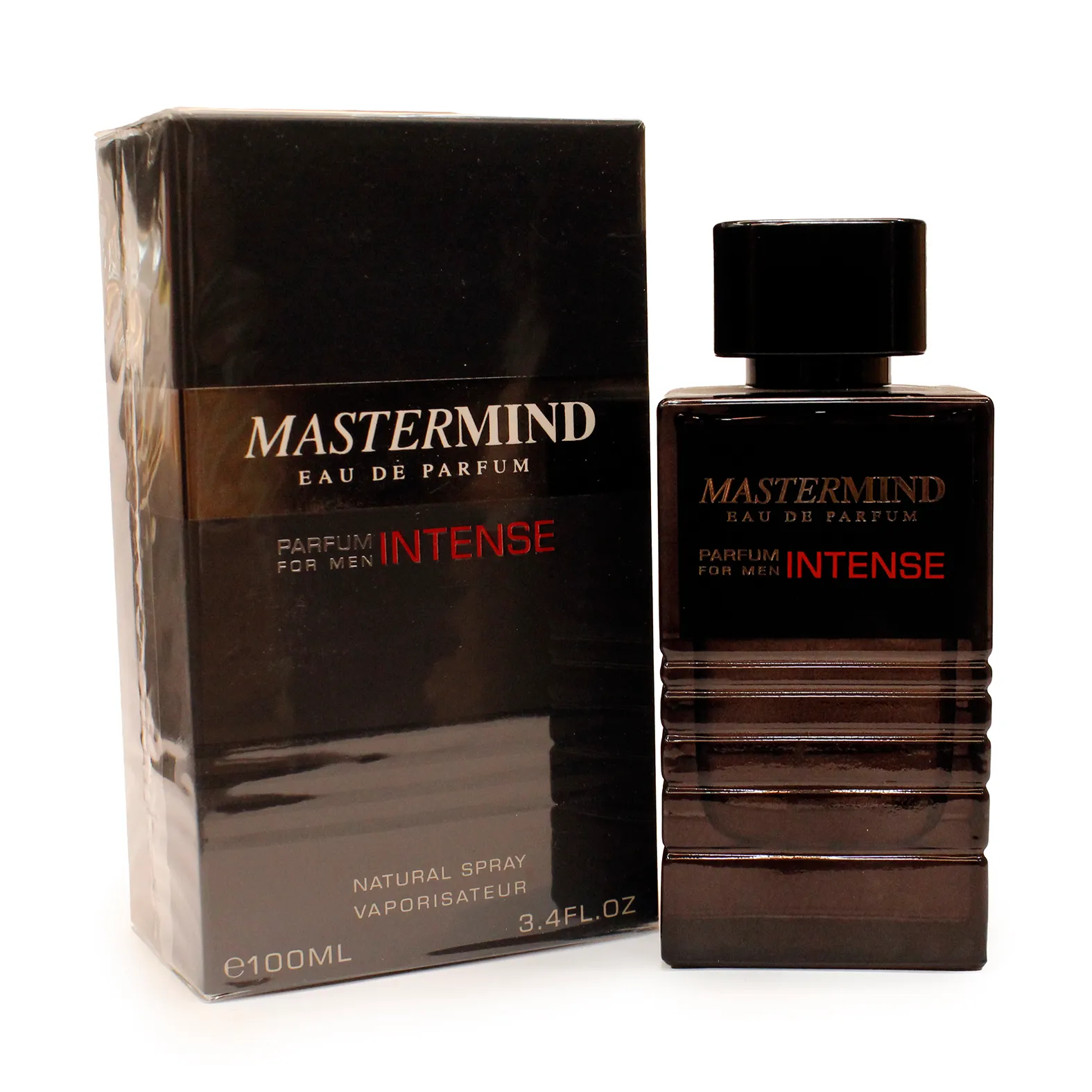 ادکلن فراگرانس وورد مستر ماند اینتنس FRAGRANCE WORLD MASTERMIND INTENSE حجم 100میل
